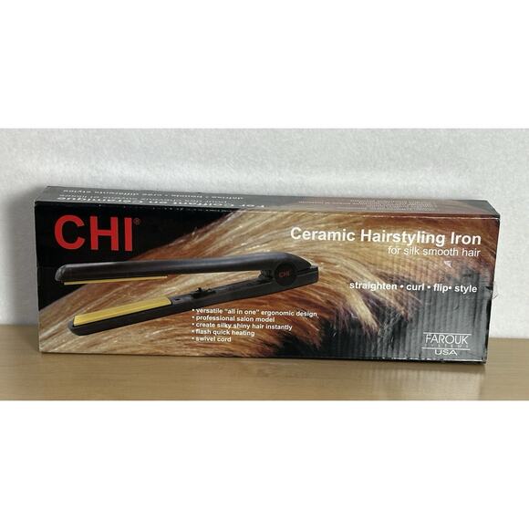 CHI Other - CHI ORIGINAL CERAMIC HAIRSTYLING IRON for smooth hair Farouk USA EUC
